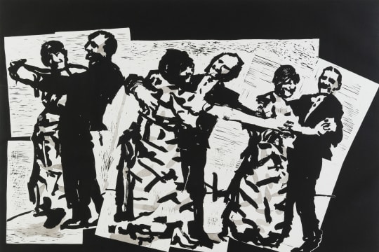 William Kentridge; Dancers, from Lulu