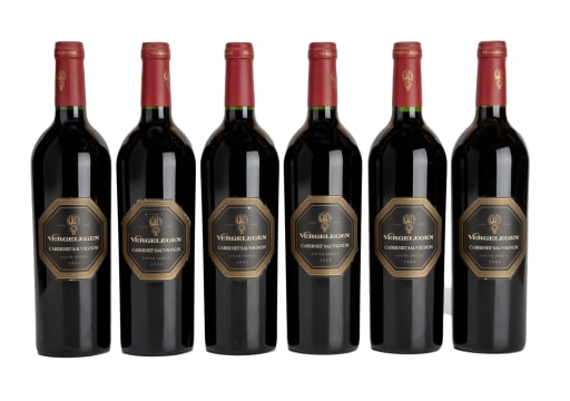 Vergelegen; Cabernet Sauvignon; 2003; 6 (1 x 6); 750ml