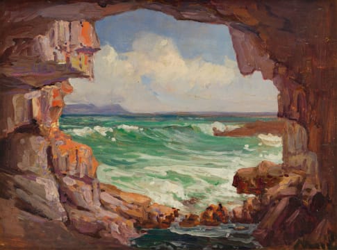 Hugo Naudé; Bientangs Cave, Hermanus