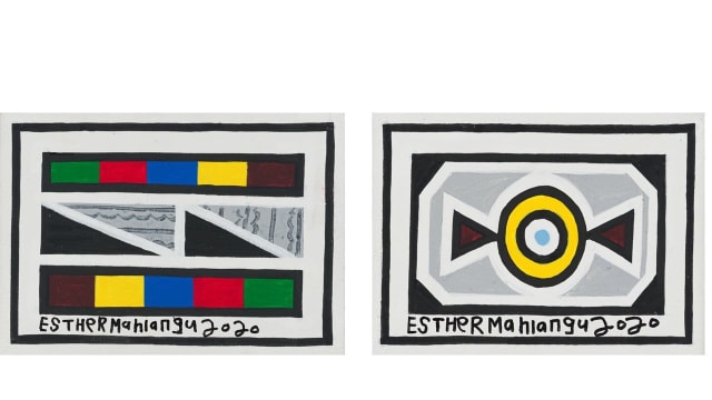 Esther Mahlangu; Ndebele Design, two
