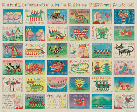 Norman Catherine; Fook Island Stamps