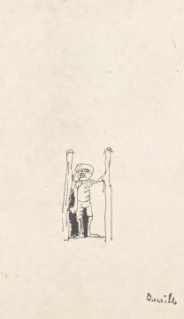 Zwelidumile Geelboi Mgxaji Mslaba 'Dumile' Feni; Standing Figure
