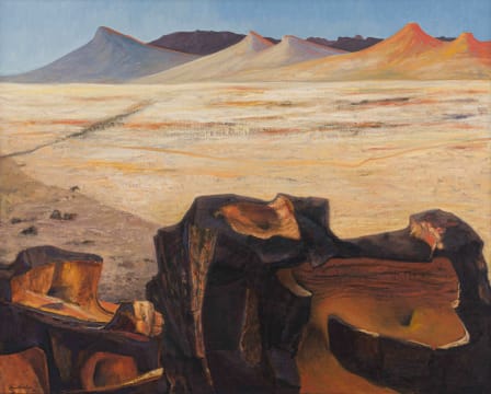 Erik Laubscher; Eroded Rocks and the Tandjieskoppe, Namibia