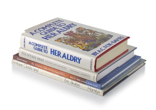 Various Authors; Clocks, Stamps, Pens and Heraldry, four