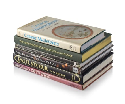 Various Authors; Antiques, Silver, and Ceramics, five