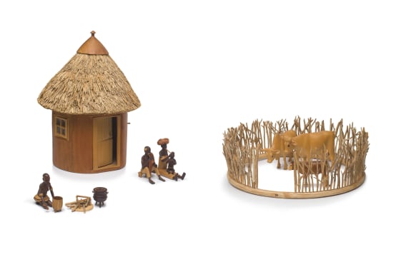 Julius Mfethe; isiXhosa Homestead with Family