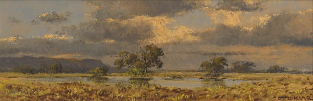 Otto Klar; Riverscape