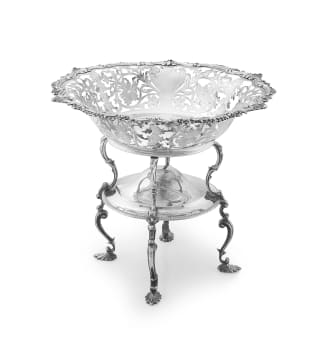 An Edward VII silver centrepiece, William Mammatt & Son, Sheffield, 1903
