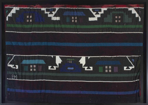 Esther Mahlangu; Mparo (Married Woman's Beaded Blanket)