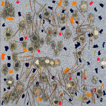 Willem Boshoff; Self-portrait (Right-hand Side of the Brain)