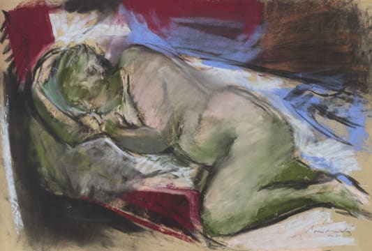 Jean Welz; Sleeping Nude