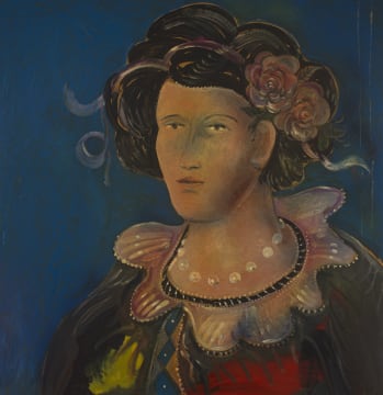Christo Coetzee; Woman with Pearl Necklace