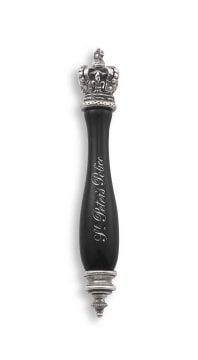 A Victorian ebonised tipstaff