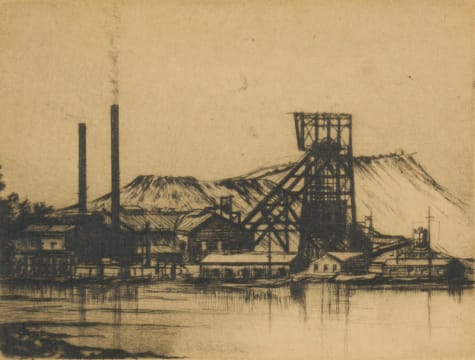 Francis Seymour Haden; Mine Headgear and Buildings
