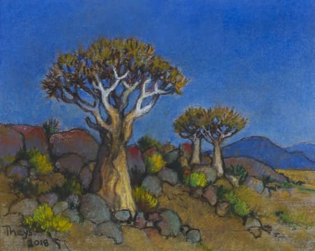 Conrad Theys; Two Quiver Trees, Namaqualand