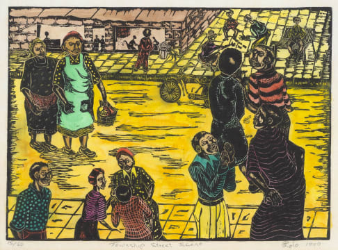 Patrick Holo; Township Street Scene