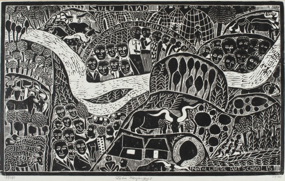 John Muafangejo; Zululand: Natal Where Art School is