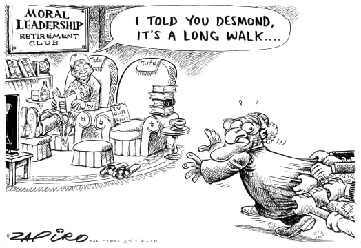 Zapiro (Jonathan Shapiro); Moral Leadership Retirement Club