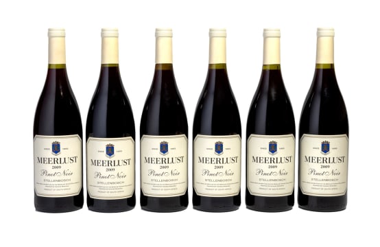 Meerlust; Pinot Noir; 2009; 6 (1 x 6); 750ml