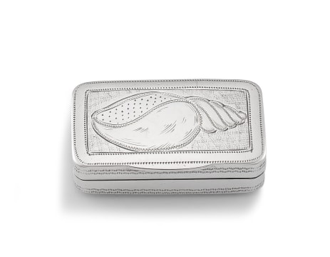 A George III silver vinaigrette, possibly Mary Tart & Co, Birmingham, 1805
