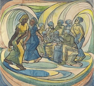 Kofi Antubam; Figures Dancing