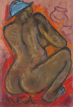 Frans Claerhout; Nude with Pots