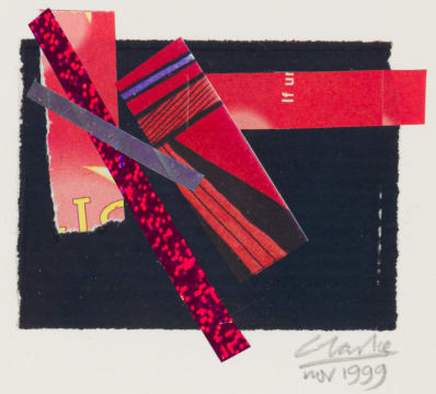 Peter Clarke; Abstract Composition in Red