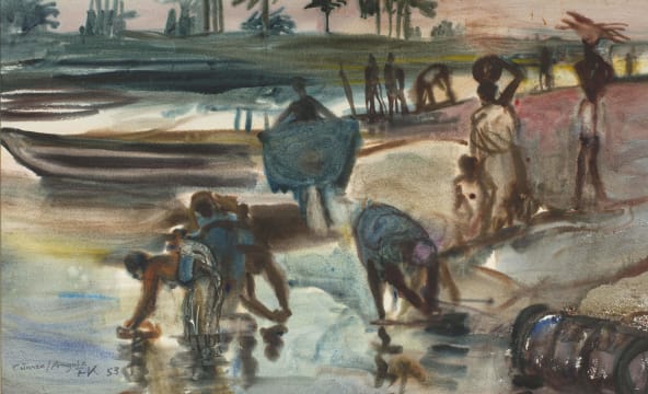 Fritz Krampe; Cuanza, Angola