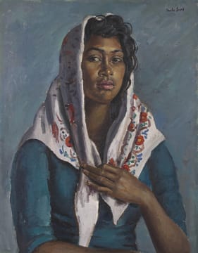Alfred Neville Lewis; Portrait of a Woman
