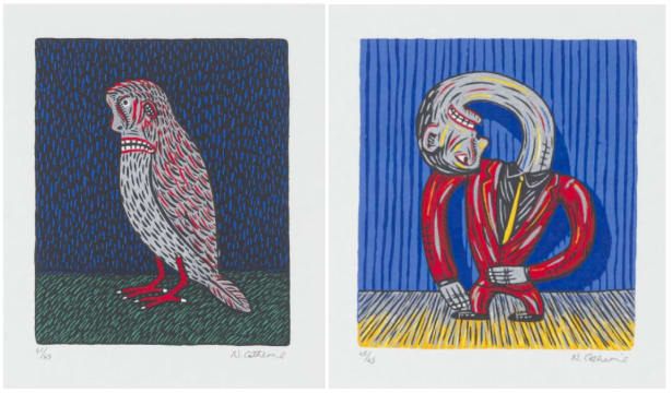 Norman Catherine; Birdman; Red Jacket, two
