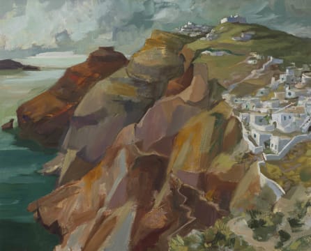 Marjorie Wallace; Santorini, Greece