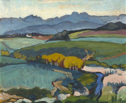Maggie Laubser; Landscape