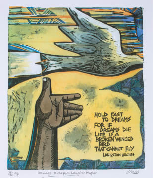 Peter Clarke; Homage to the Poet Langston Hughes