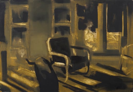 Kate Gottgens; Interior with Chairs