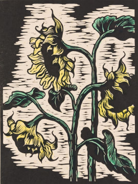 Gregoire Boonzaier; Sunflowers