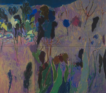 Andrew Verster; Trees on a Hillside