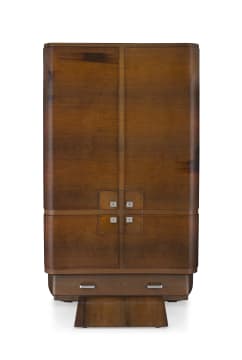 A French Art Deco palisander cabinet, André Frechet, Paris, 1930