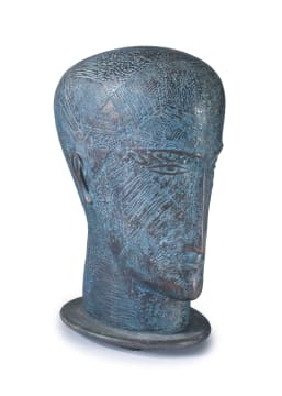Anton Smit; Head with Triangles