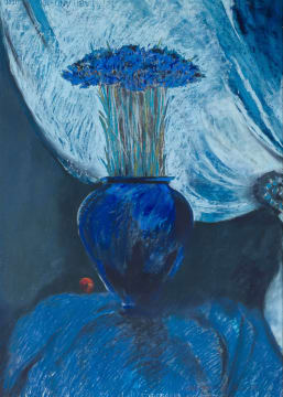 Louis Jansen van Vuuren; Flowers in a Vase