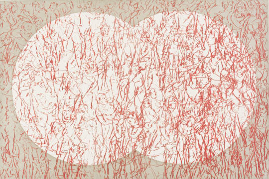 Claire Gavronsky; Abstract Composition with Figures