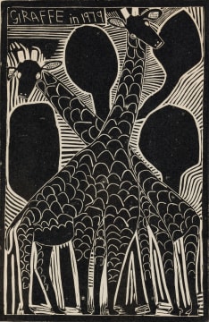 John Muafangejo; Giraffe in 1979