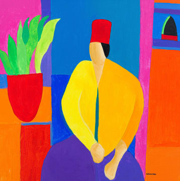 Trevor Coleman; Red Vase, Zanzibar