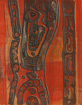 Dirk Meerkotter; Abstract Composition in Red