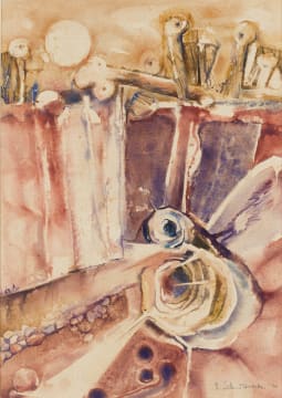 Ulrich Schwanecke; Abstract Composition in Brown