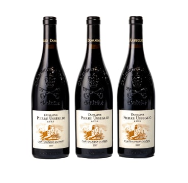 Pierre Usseglio; Châteauneuf-du-Pape; 2007; 3 (1 x 3); 750ml