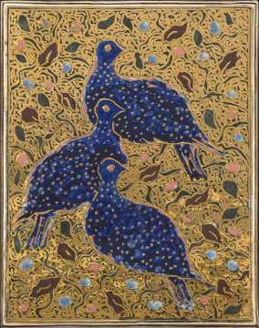 Esias Bosch; Three Guinea Fowl