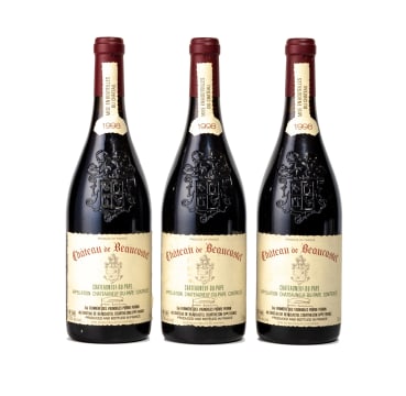 Beaucastel; Châteauneuf-du-Pape; 1998; 3 (1 x 3); 750ml