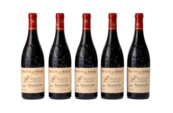 Bosquet des Papes; Châteauneuf-du-Pape Chante la Merle; 2007; 5 (1 x 5); 750ml