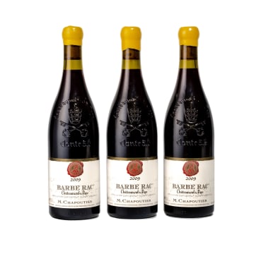 M.Chapoutier; Châteauneuf-du-Pape Barbe Rac; 2009; 3 (1 x 3); 750ml