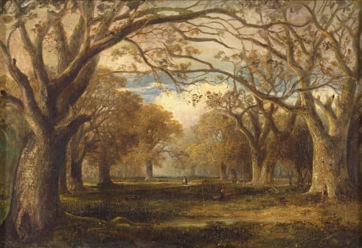 Thomas Creswick; Autumn in the Park
